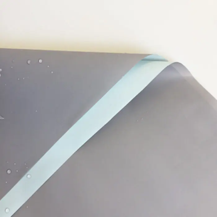 Grey and blue 1 шт двухцветная водонепроницаемая бумага DIY скрапбук ремесло бумажная упаковка для свадебной вечеринки декоративные аксессуары оберточная бумага для подарков с цветами художественная бумага - Цвет: Grey and blue