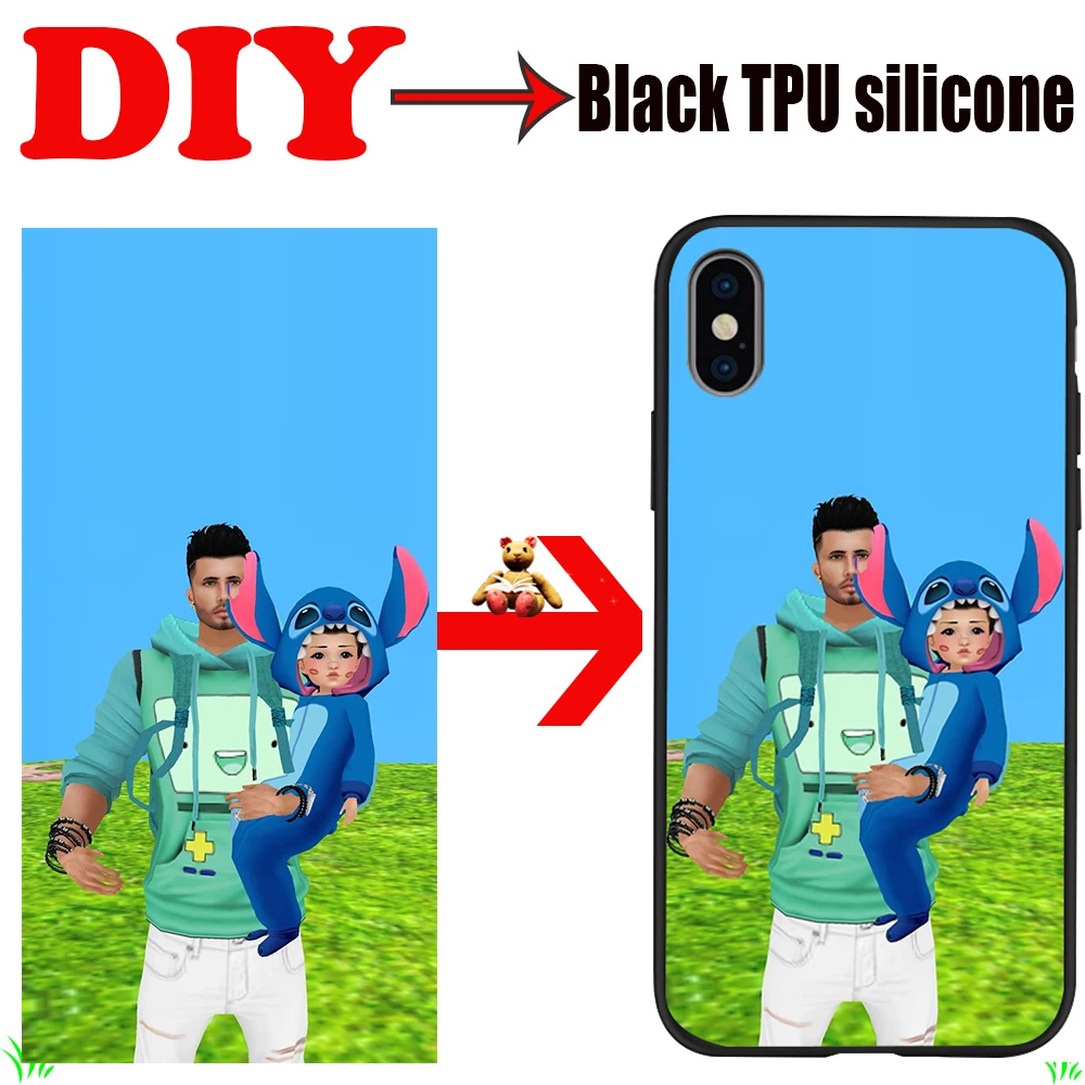 Пользовательские DIY Фото Индивидуальные для iPhone X XR XS Max 5 5S SE 6 6 S 7 8 Plus чехол для телефона Funda Coque Etui Подарочная картина