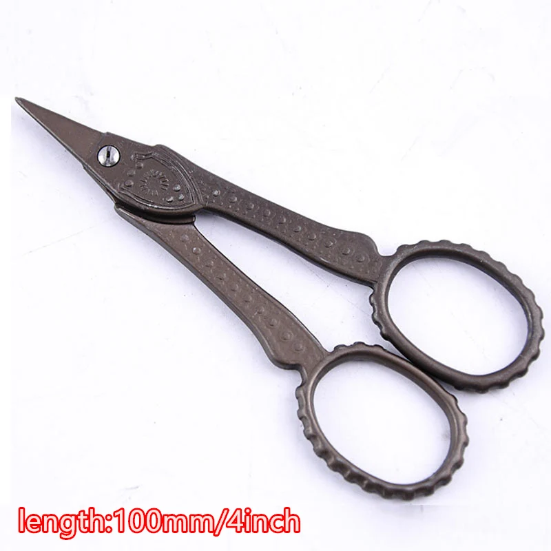 Швейная Классическая ножница для вышивки, тканевая ручная работа, крестик, ручная работа, портной, винтажные ножницы, стежка, ретро портновские ножницы Zakka - Цвет: 100mm 4inch