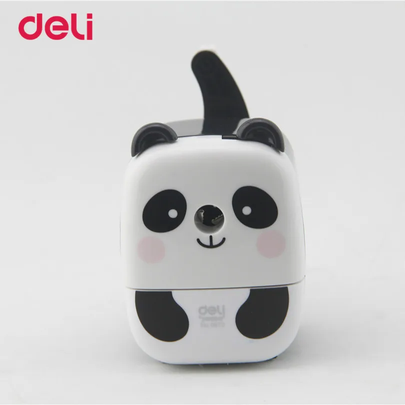 Deli прекрасный 2017 Канцтовары панда точилка для карандашей Kawaii подарок детей