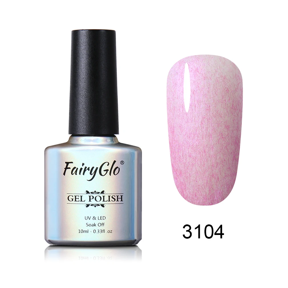 3104 FairyGlo 10 мл факс меховая оболочка гель для ногтей штамповка эмаль УФ светодиодный Гель-лак для ногтей Гибридный лак Lucky лак замочить от полупостоянного - Цвет: 3104