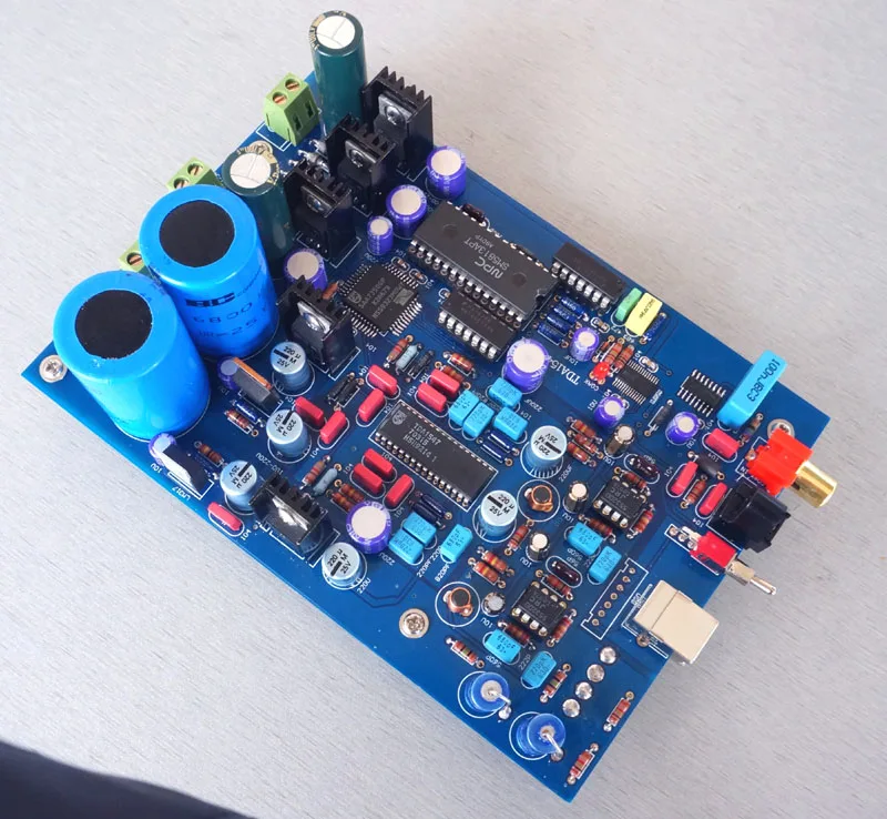 TDA1547 decoder board TDA1541 power amplifier upgrade | Электроника
