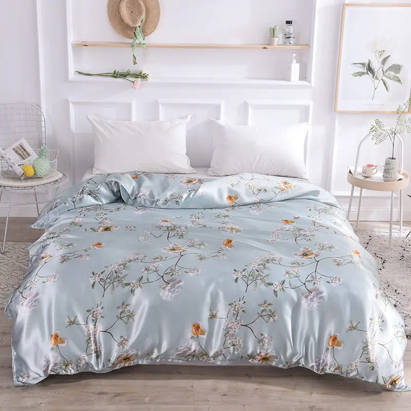 Type 4 Bonenjoy 1 шт. полосатый пододеяльник queen King size сатиновый Шелковый пододеяльник клетчатый полосатый сатиновый пододеяльник для дома спальни - Цвет: Type 4