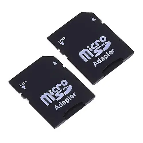 Wholesale 2 Pcs Micro SD TransFlash TF Card to SD SDHC Memory Card Adapter Converter