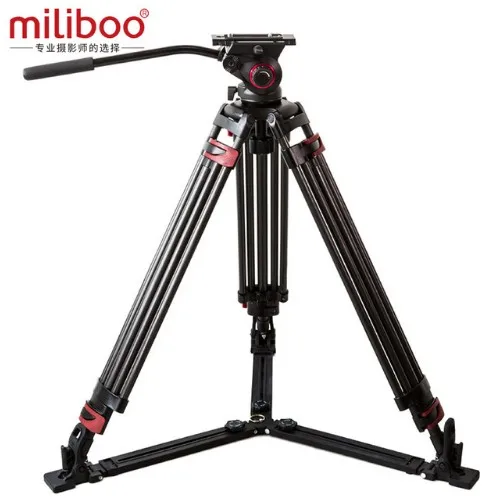 MTT609B carbon fiber Miliboo MTT609A профессиональная сверхмощная гидравлическая головка шаровой штатив камера для видеокамеры/DSLR Поддержка видео штатив нагрузка 15 кг мА - Цвет: MTT609B carbon fiber