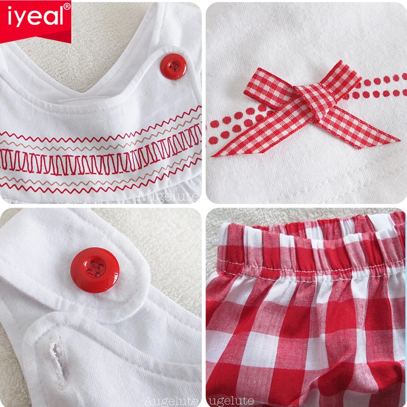 Новый дизайн 2015 летняя экипировка одежды для девочек Топ+короткие+повязка набор