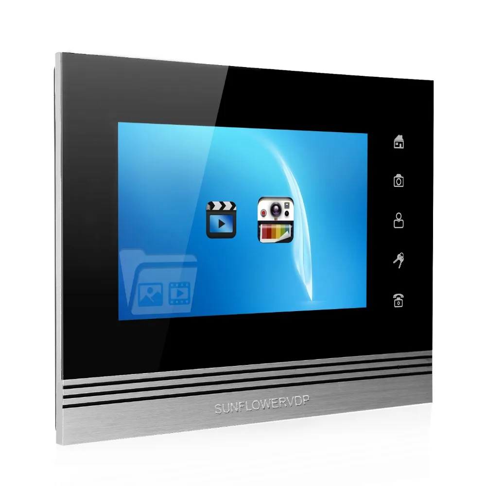 8GB TF Card Recording Intercom Video Door Phone Rfid Keyfob 2 Buttons 2 Color 7