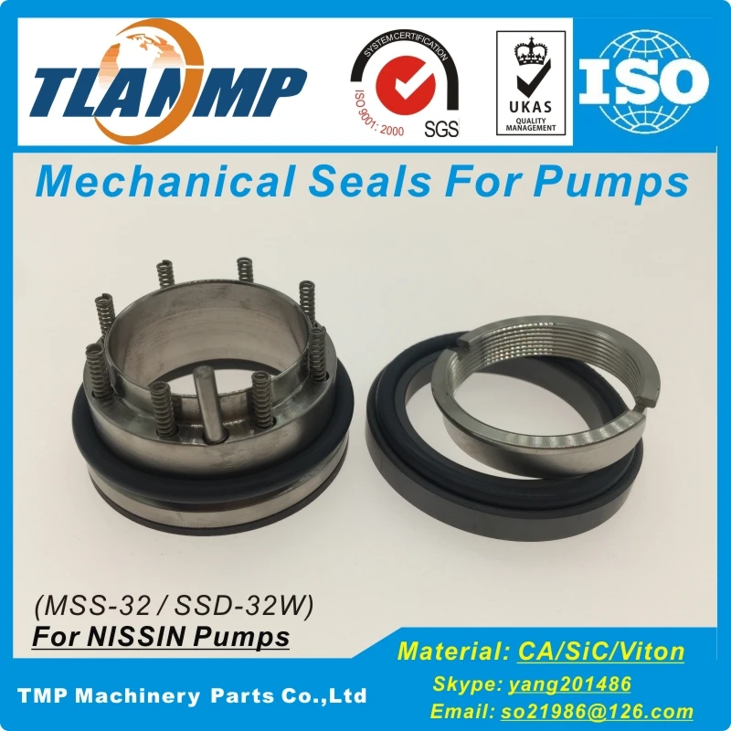 MSS 32 SSD 32W TLANMP механические уплотнения для размера вала мм NISSIN санитарные насосы
