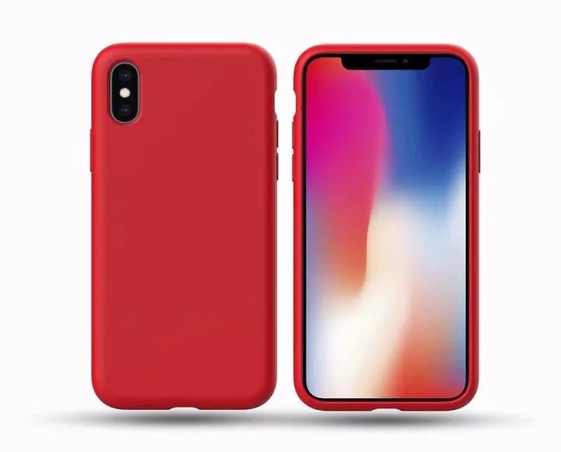 Ourdeals силиконовый Жидкий чехол для телефона iphone 11 11pro Max 8 7plus XS MAX XR X Не оставляющий