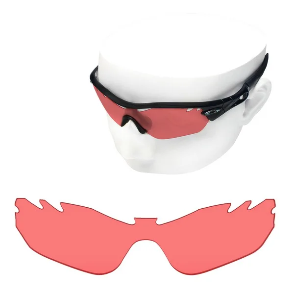 Pink-Non Polarized Поляризованные Сменные линзы OOWLIT для солнцезащитных очков-uvley Radar Edge Vented OO9184 - Цвет линз: Pink-Non Polarized