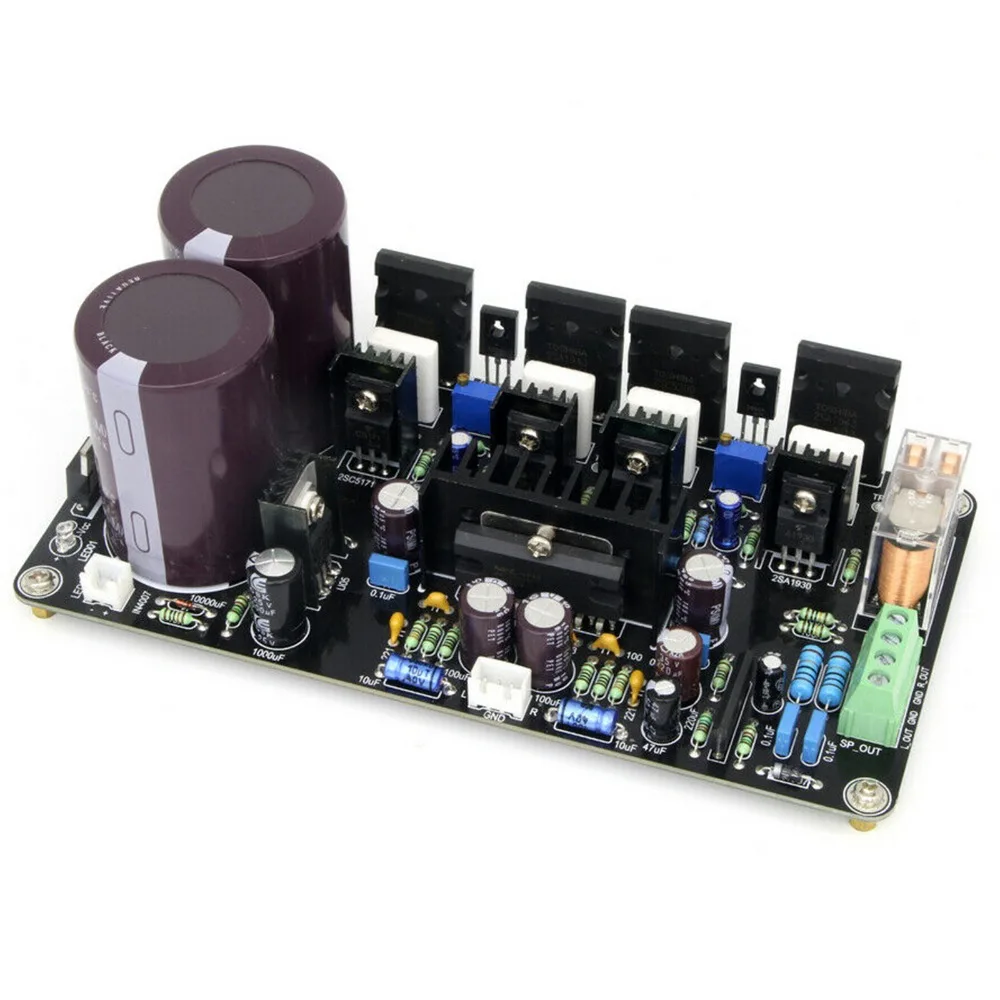 Собранная двухканальная стерео усилительная плата UPC2581 Power aeas/C5200 HIFI 2*125