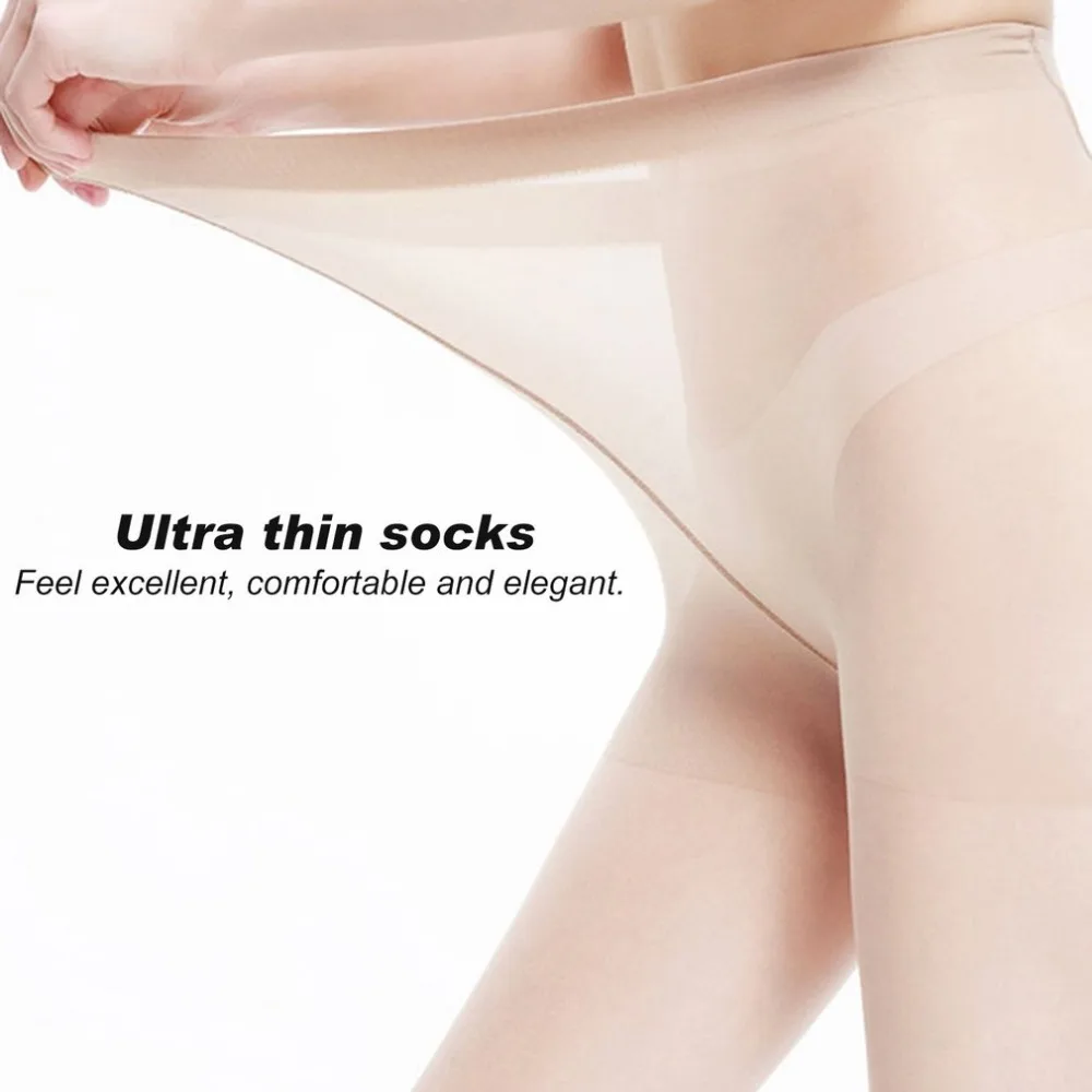 

Elastic Large Size Sexy Women Anti Sticking Wire Pantyhose Silk Tights Stockings For Lady Summer Ultra-Thin Female Models Daily
