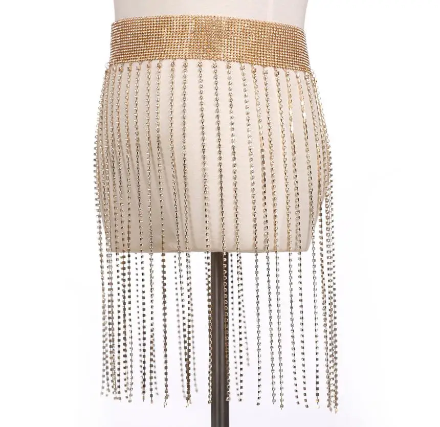 OTOKY 2018 Fashion Body Chain Jewelry Jaringan tubuh Women Party Waist Gold Belly Beach Harness Necklace Cadeia corporal Feb26 | Украшения