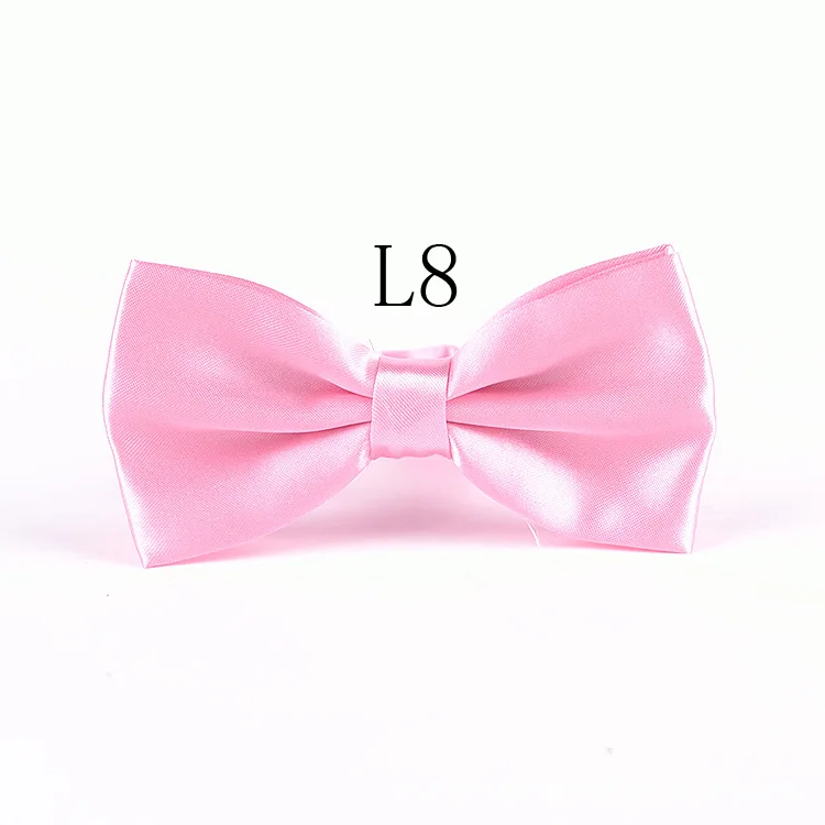 Light Pink Классическая мода, новинка, мужской регулируемый галстук-бабочка для смокинга, галстук-бабочка, формальный галстук, деловой галстук для мальчика, свадебная мужская рубашка - Цвет: Light Pink