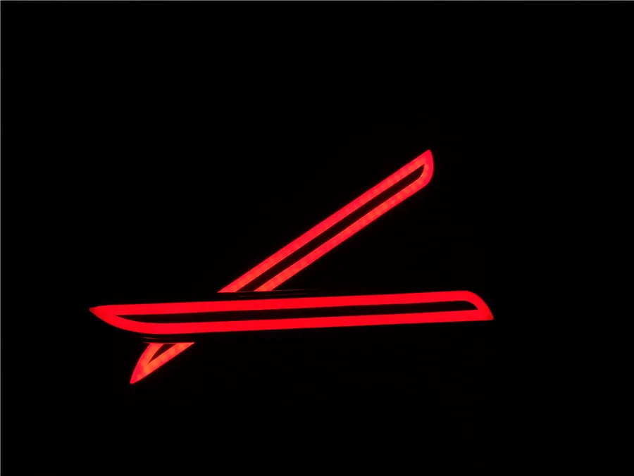 Normal static light Дымовой черный динамический поток последовательный отражатель бампер свет светодиодный задний тормоз лампа для toyota wish Sienna Camry Verso harrier - Испускаемый цвет: Normal static light