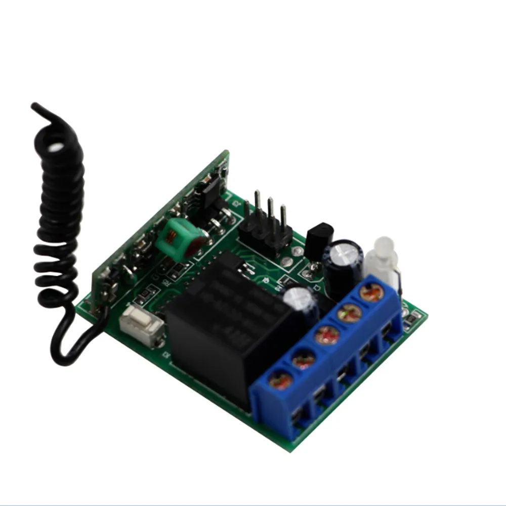 315 МГц 433 умный дом DC12V 1 CH RF беспроводной переключатель освещения персиковый