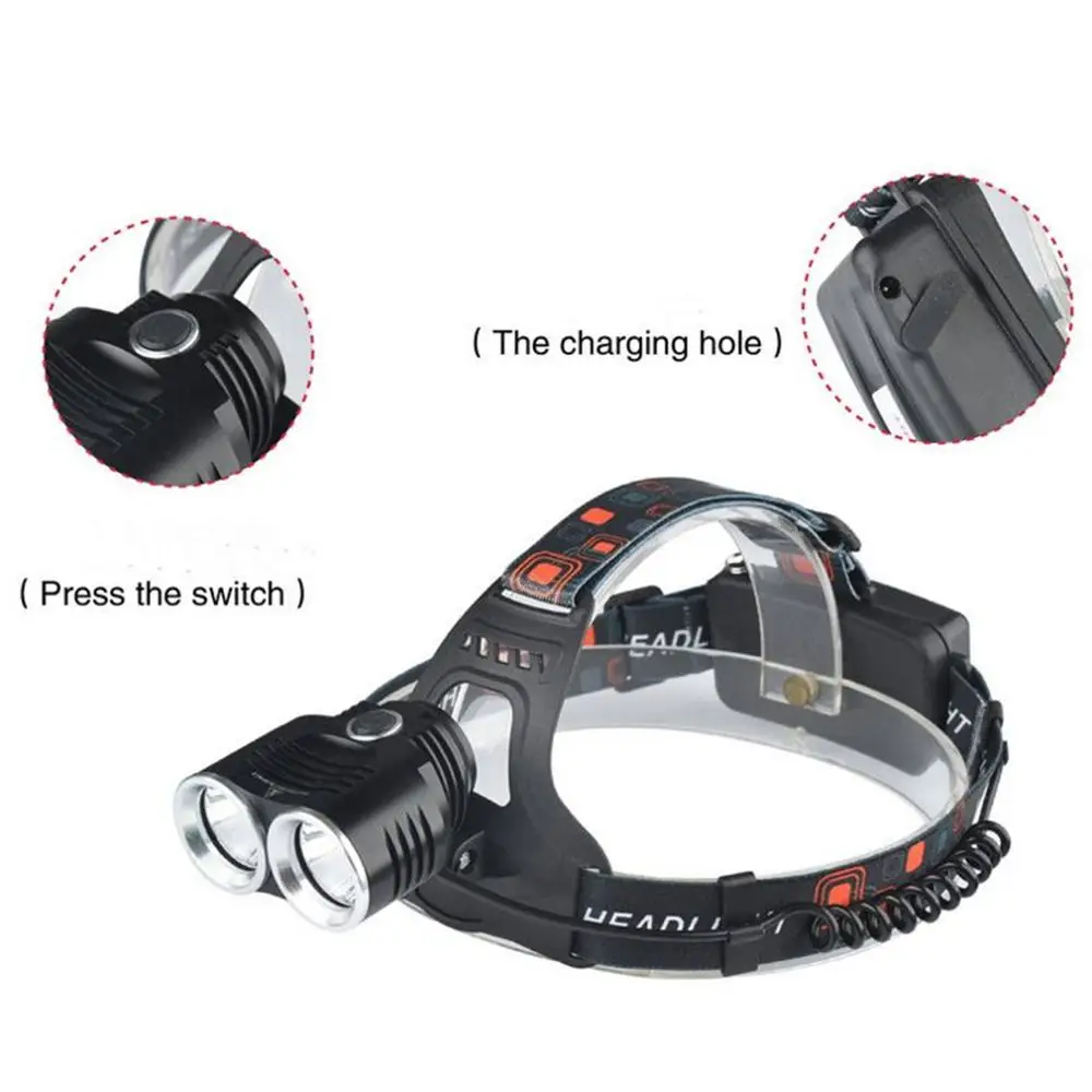 AloneFire HP29 CREE T6 Светодиодные фары фара 18650 led головной светильник Велоспорт вспышки света светильник cree 2T6 охотничий led-вспышка светильник Головной фонарь