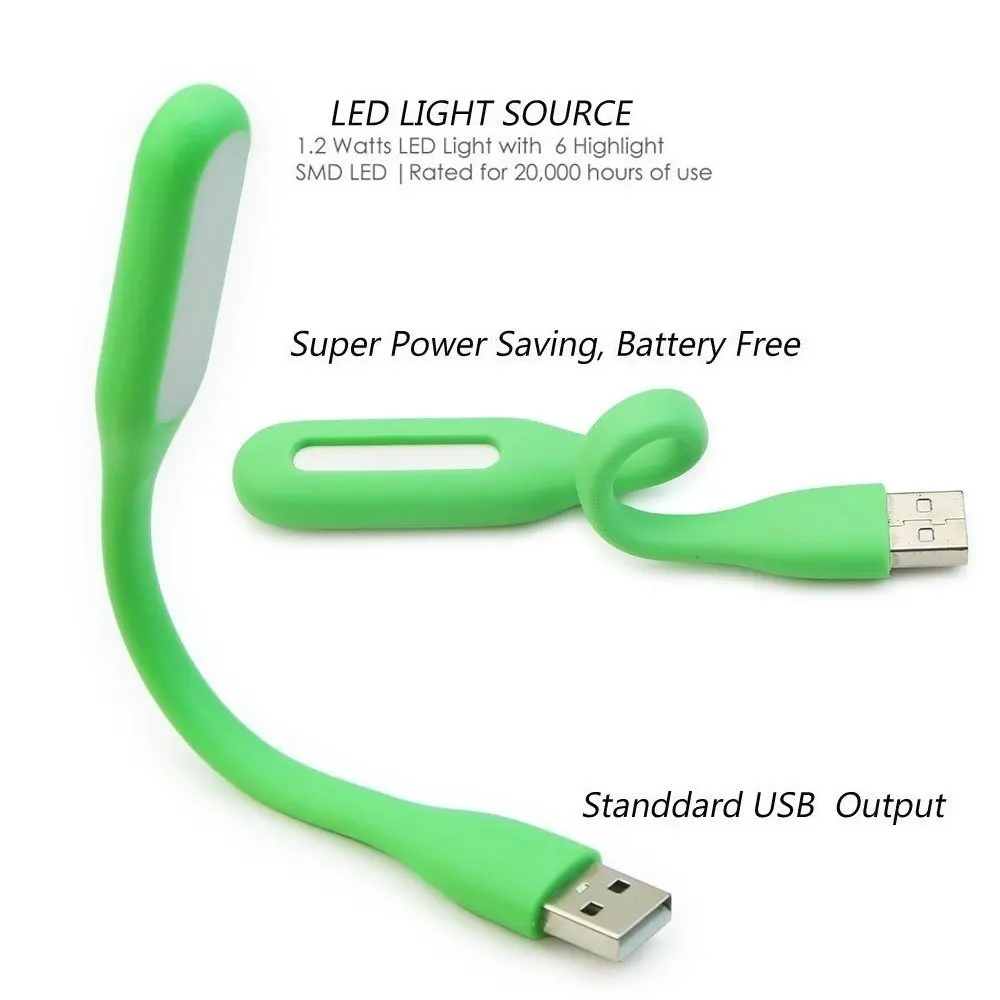 Книжный светильник Mini USB светодиодный светильник 5V 1,2 W power Bank светильник для чтения ноутбука портативный светодиодный светильник 9 цветов USB ночной Светильник s(1 шт