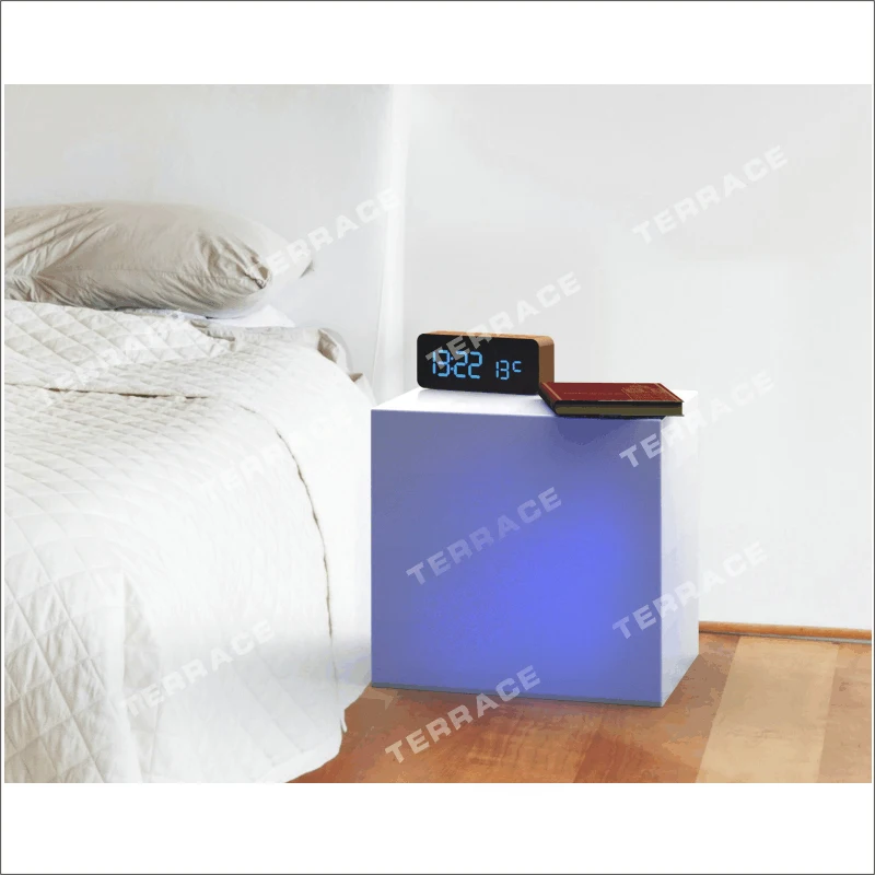 Матовый светодиодный кубический стол туманный акриловый ночник|lucite table|table