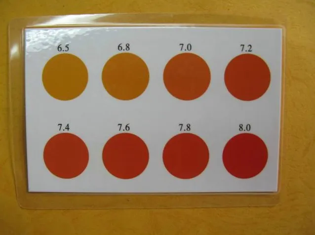 

The pH value of solution pH detection kit PH test paper box 6.58.0 can invoice 125