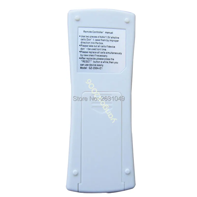 1PCS A/C controller Air Conditioner air conditioning remote control suitable for YORK GALANZ GZ-056B-E1 GZ-056A-E1 | Электроника