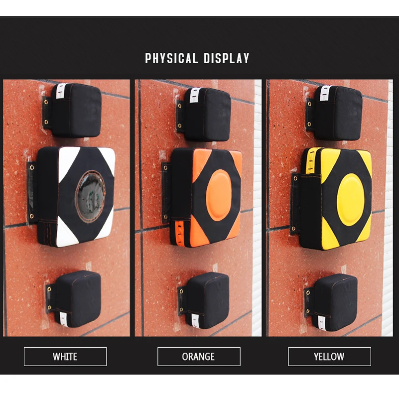 40*40*10cm High Quality Boxing Target Durable PU Punching Pads MMA Kick Muay Thai Square Wall TKD Martial Arts Punch Pad | Спорт и