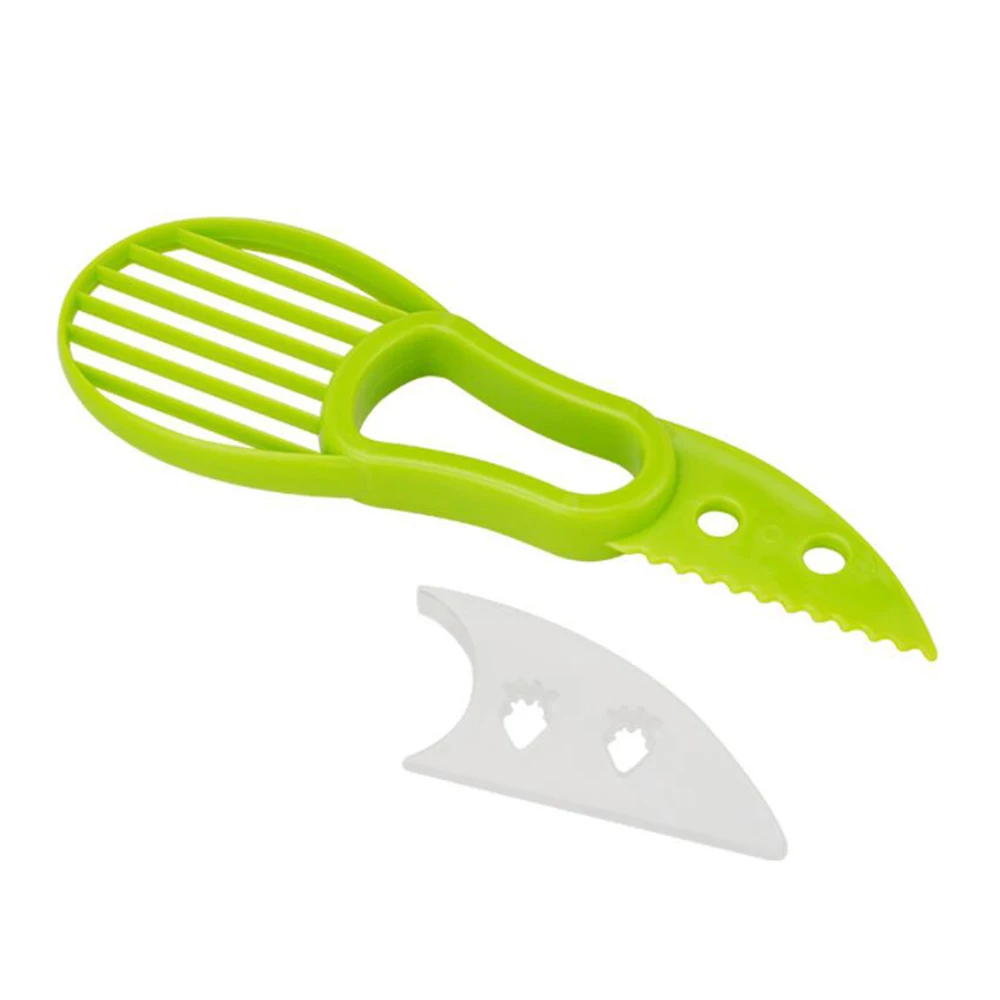 3in1 Avocado Slicer Fruit Shea Corer Butter Peeler Cutter Pulp Separator Plastic Knife Kitchen Vegetable Tools 1050D | Дом и сад