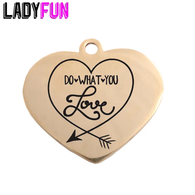 Подвеска с подвеской в виде благодарности Ladyfun настраиваемое на заказ сделай то