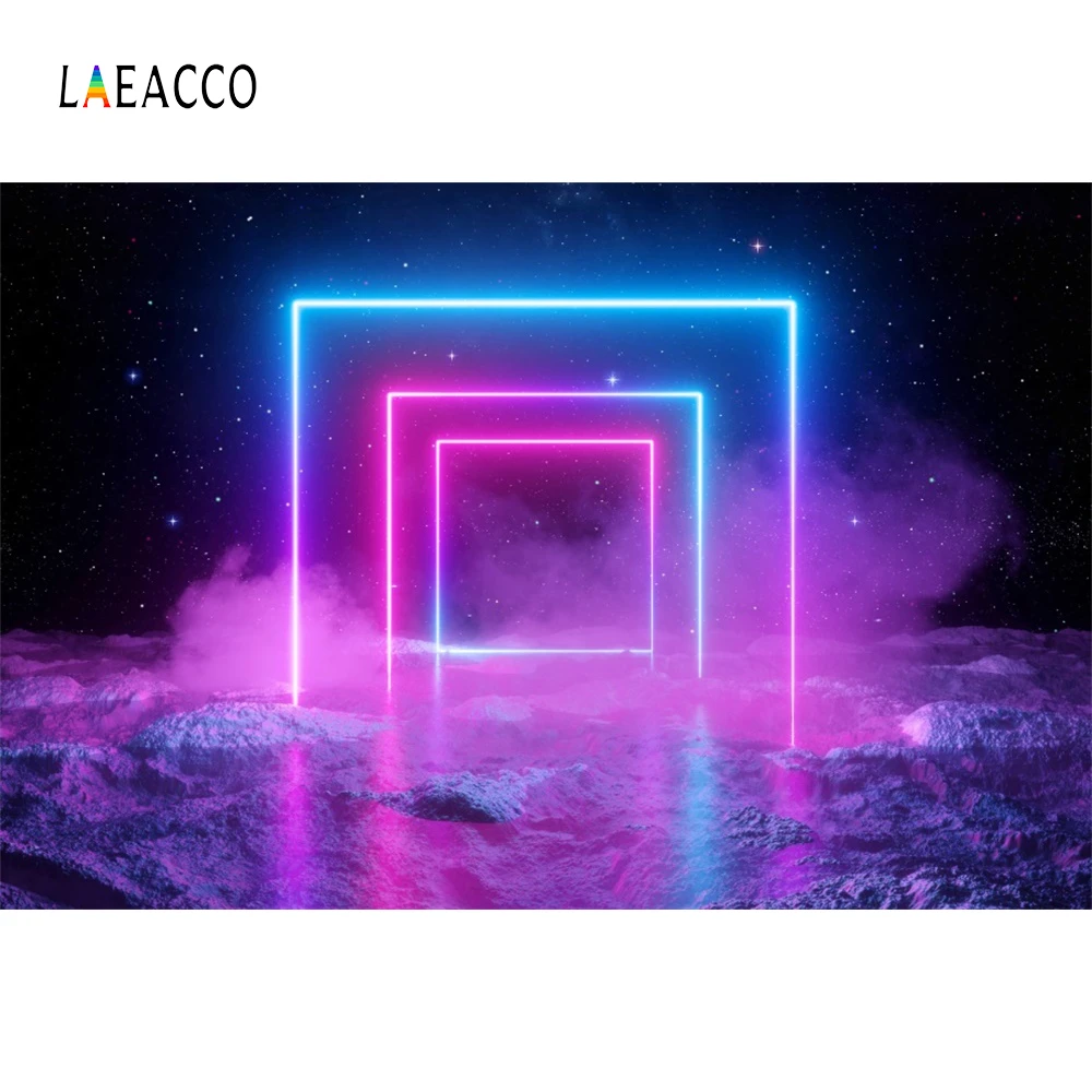Laeacco флуоресцентная диафрагма сценическая фотография фоны портретное видео индивидуальные виниловые Фото фоны для домашней студии
