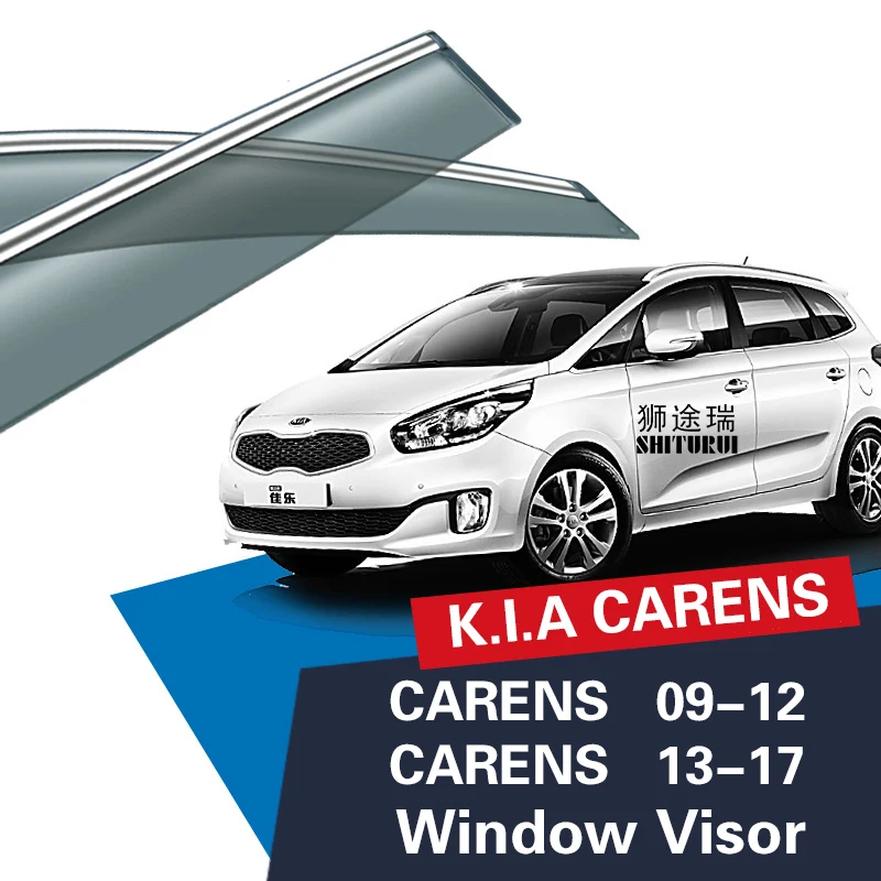 SHITURUI окно козырек вентиляционный Защита от солнца и дождя для KIA CARENS 2009 2017 душа 2010