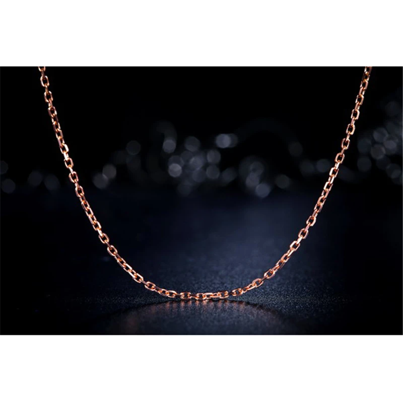 Aazuo Подлинная 18K белая желтая цепочка из розового золота 45 см 18 дюймов Au750 цена