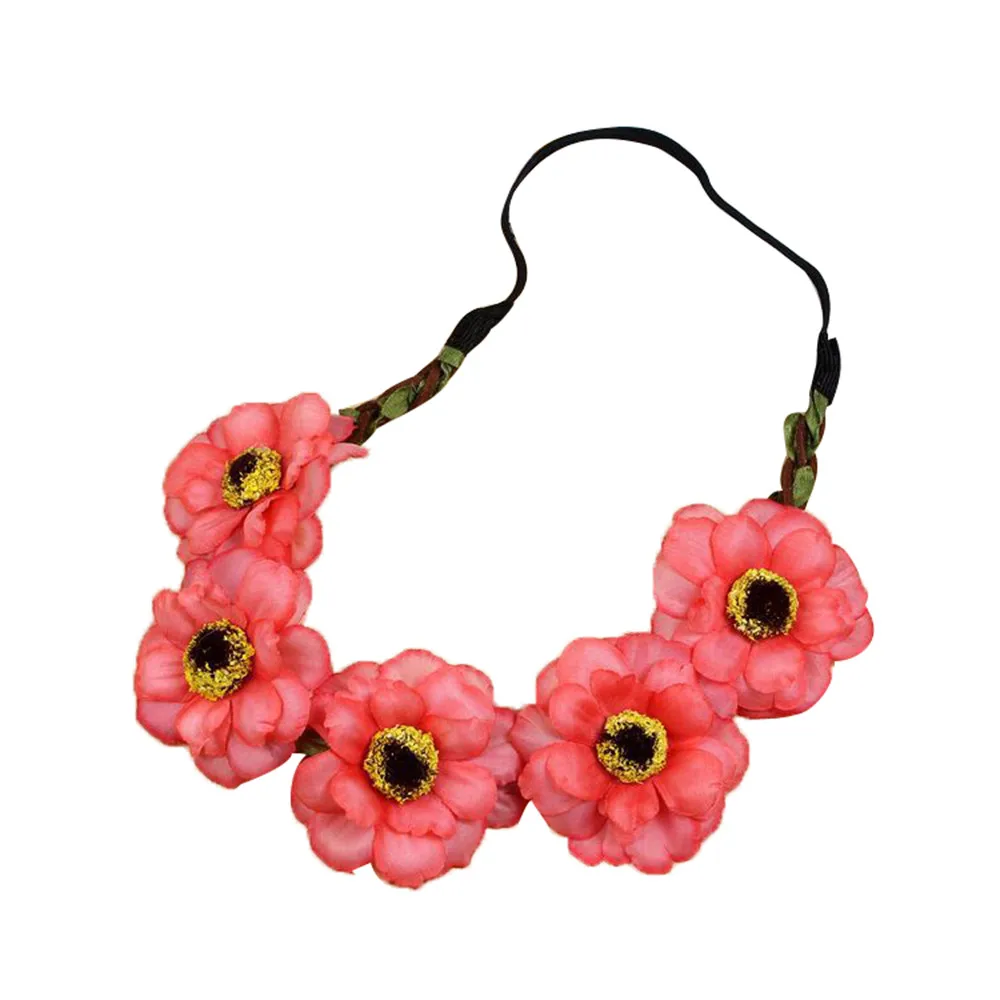 Красивые цветочные повязки для девочек в богемном стиле гирлянда с цветочным