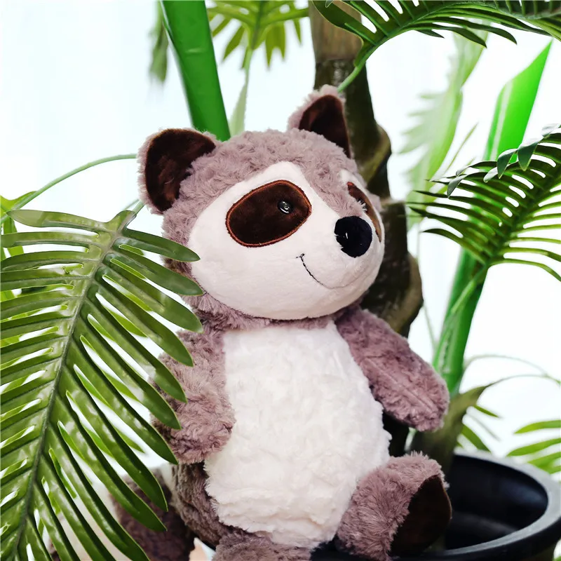 Мягкие плюшевые животные kawaii мультяшный енот плюшевая игрушка кукла большой