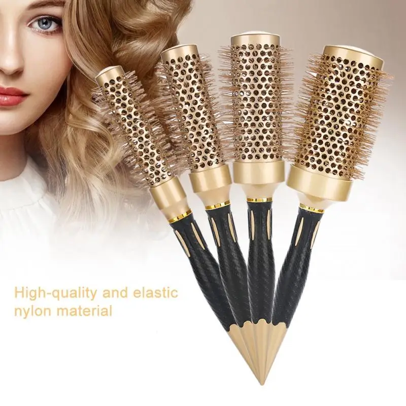 Расческа для салонов расческа 4 размера круглая раскатная щетка волос набор
