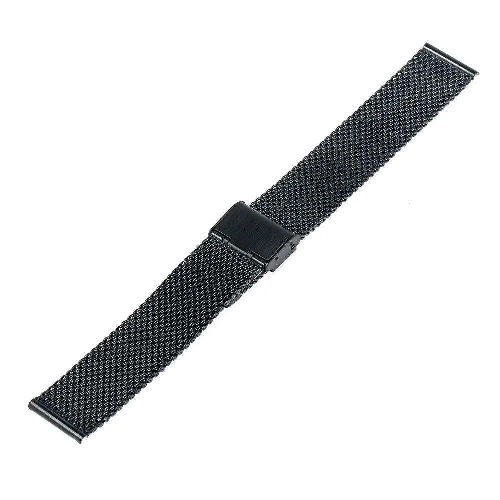 18 мм миланские часы ремешок для samsung gear Fit 2 SM-R360 из нержавеющей стали ремешок на запястье металлический браслет черный, розовый, золотистый, серебристый