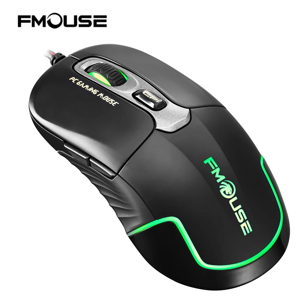 FNOUSE G200 5000 dpi 6 кнопок профессиональная игровая мышь s компьютерная Проводная