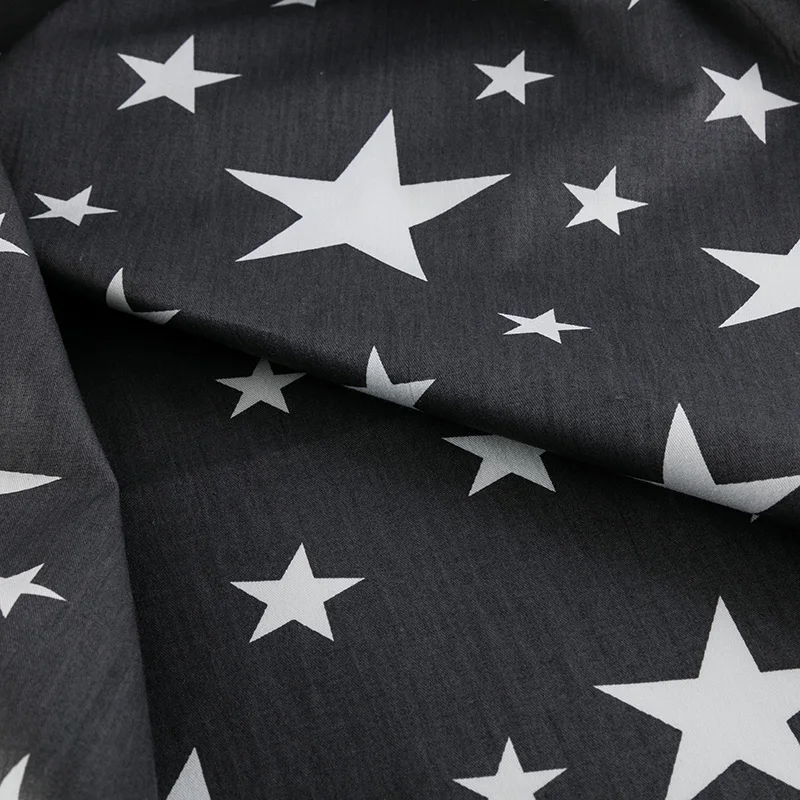 small piece star Printed Twill cotton patchwork fabric for DIY dolls and baby colth Handmade Accessories Crafts TJ8691-4 | Дом и сад