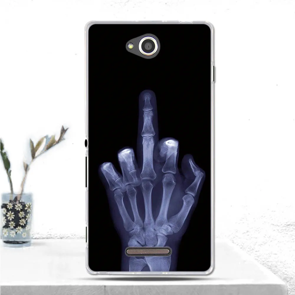 Мягкая силиконовая задняя крышка для Sony Xperia C CN3 C2304 C2305 S39 S39H чехол телефона из ТПУ
