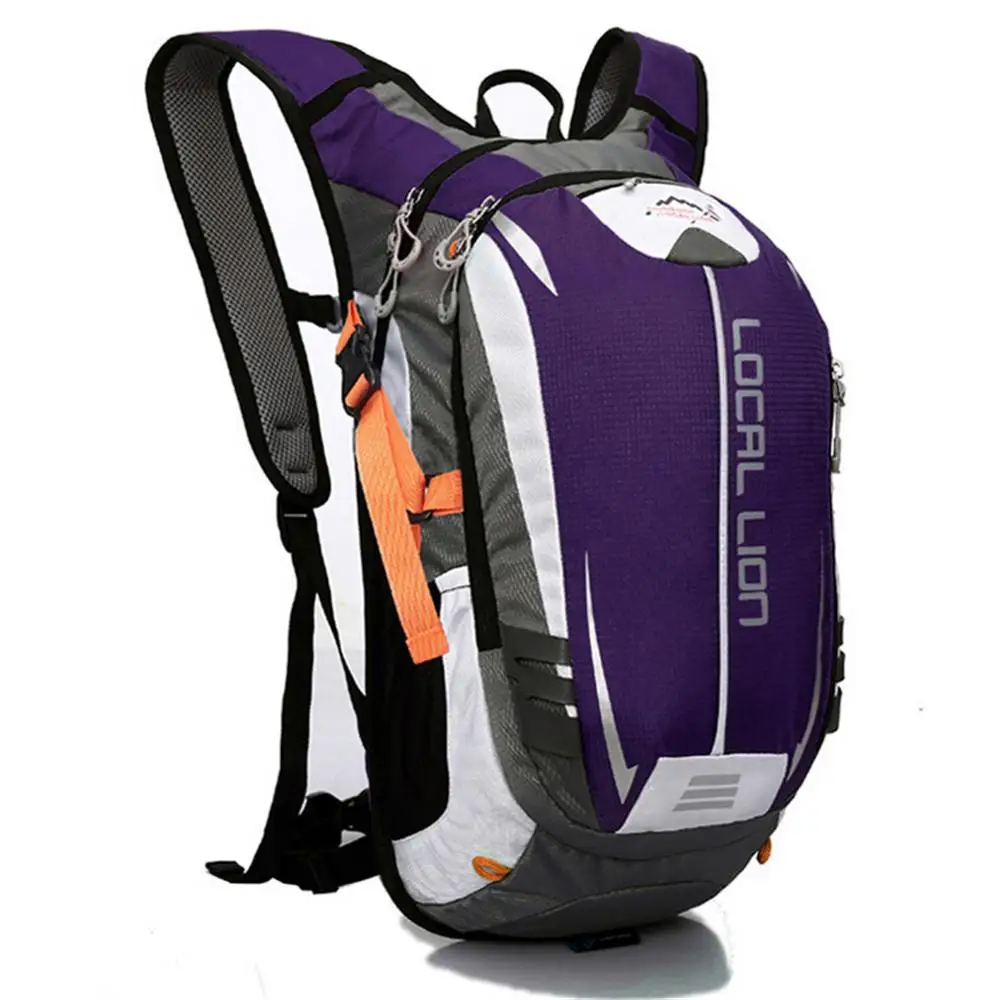 purple 18L велосипедный рюкзак для верховой езды, Экипировка для мужчин, спортивная сумка для мужчин и женщин для велосипеда, Pannier zaino mtb для катания на лыжах, бега, пешего туризма, велосипедного рюкзака - Цвет: purple