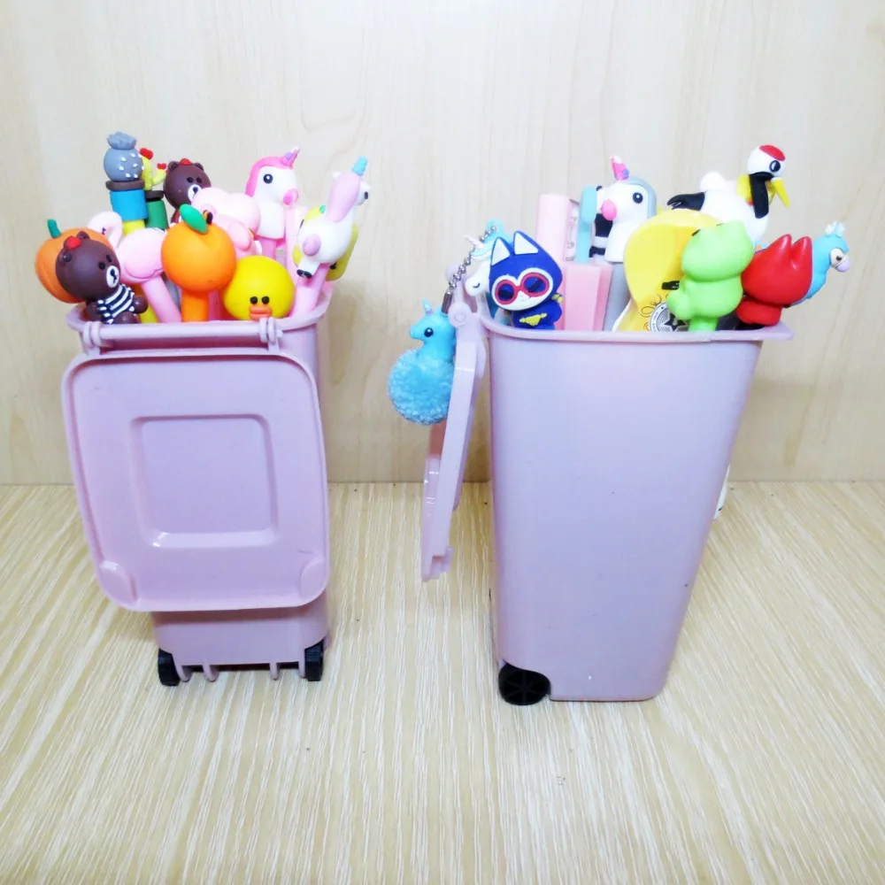 Новый мультяшный Hello Kitty кот большая емкость мусорный бак стиль ручка держатель