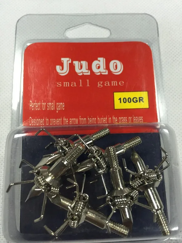 

Linkboy Archery JUDO-2 100gr arrow broadheads for Small Game Head hunting 6pcs/lot
