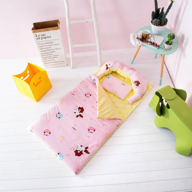 pink Портативная спальная кроватка для новорожденных, чехол для коляски, постельные принадлежности, детская колыбель, крытая люлька, гнездо для отдыха для малышей - Цвет: pink