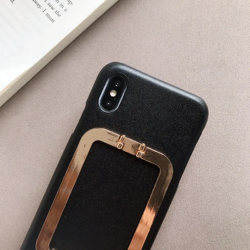 IMIDO однотонный квадратный чехол-подставка для телефона Iphone X XS XR Max 6 6S 7 8 Plus чехол