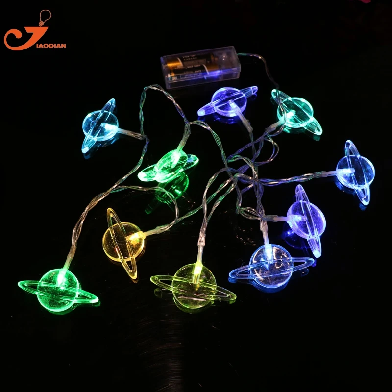 Outer space lights Aether lighting Universe Cosmos String Light Lunar-spaceman fairy Toy lamp for Children AA battery powered |