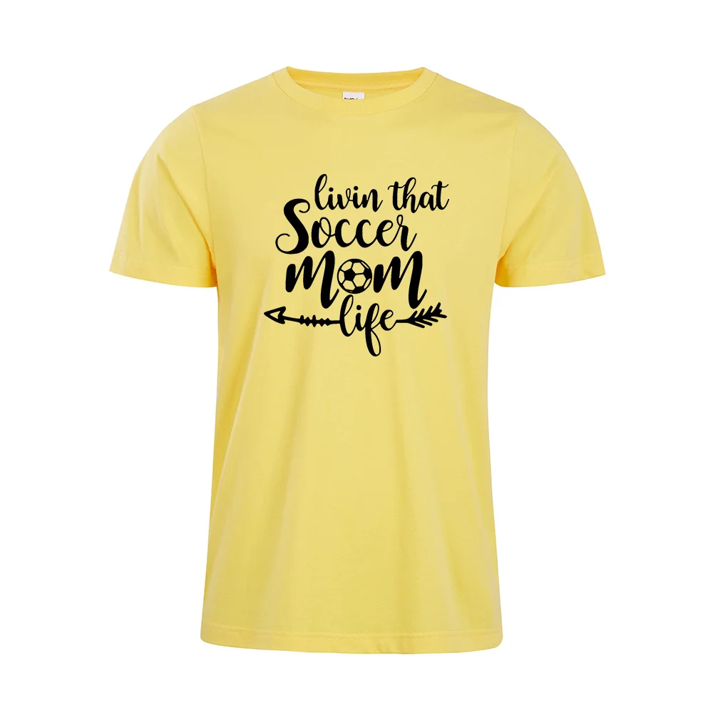 Модная футболка Livin that soccer mom life Soccer Mom Love Бейсбольная Футболка женская спортивная