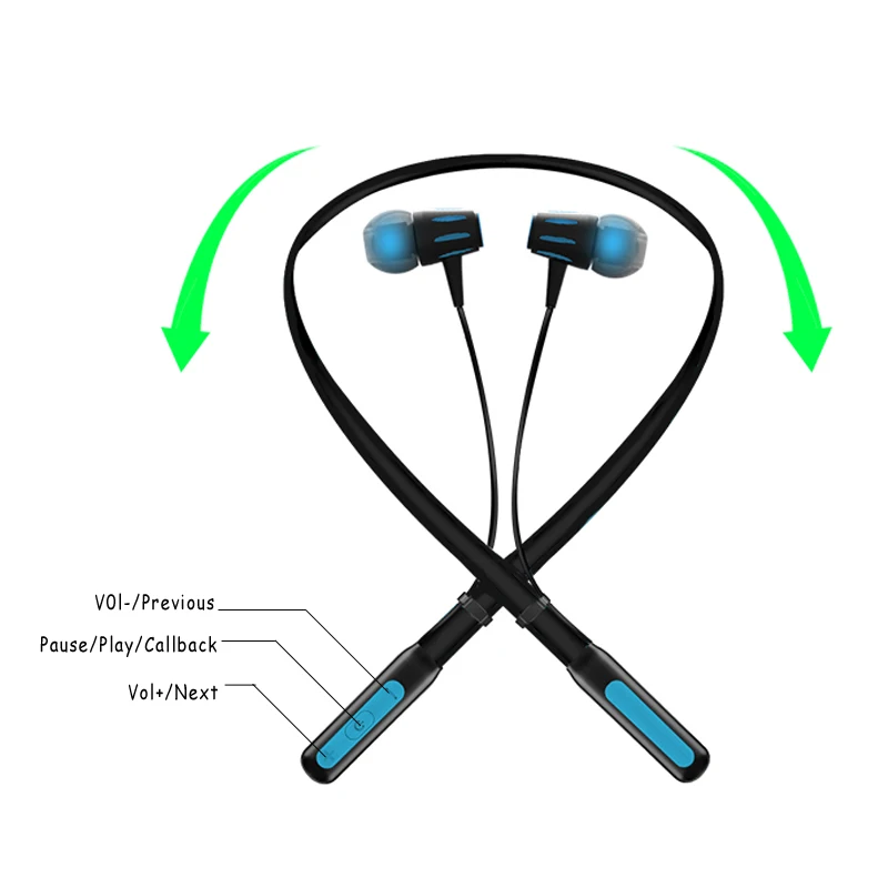 Bluetooth наушники remax беспроводные спортивные бас bluetooth с микрофоном для мобильного