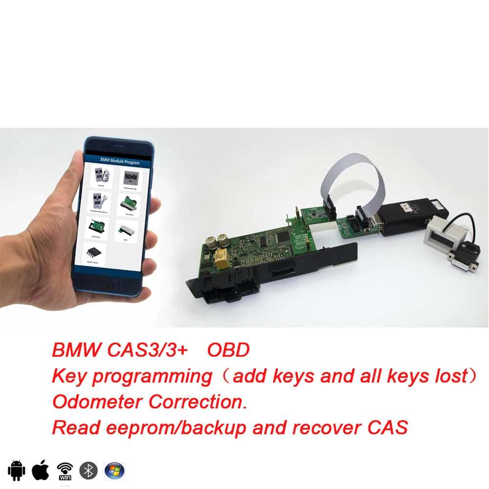 Последний Yanhua Mini ACDP для BMW CAS Key программирование коррекция одометра и ключевой