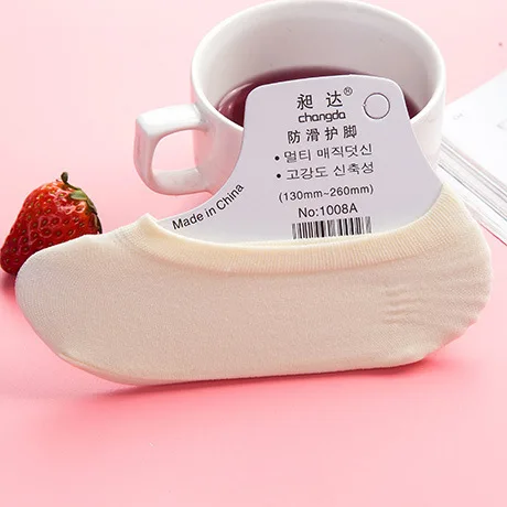 Теплые удобные хлопковые носки-Башмачки из бамбукового волокна для девочек