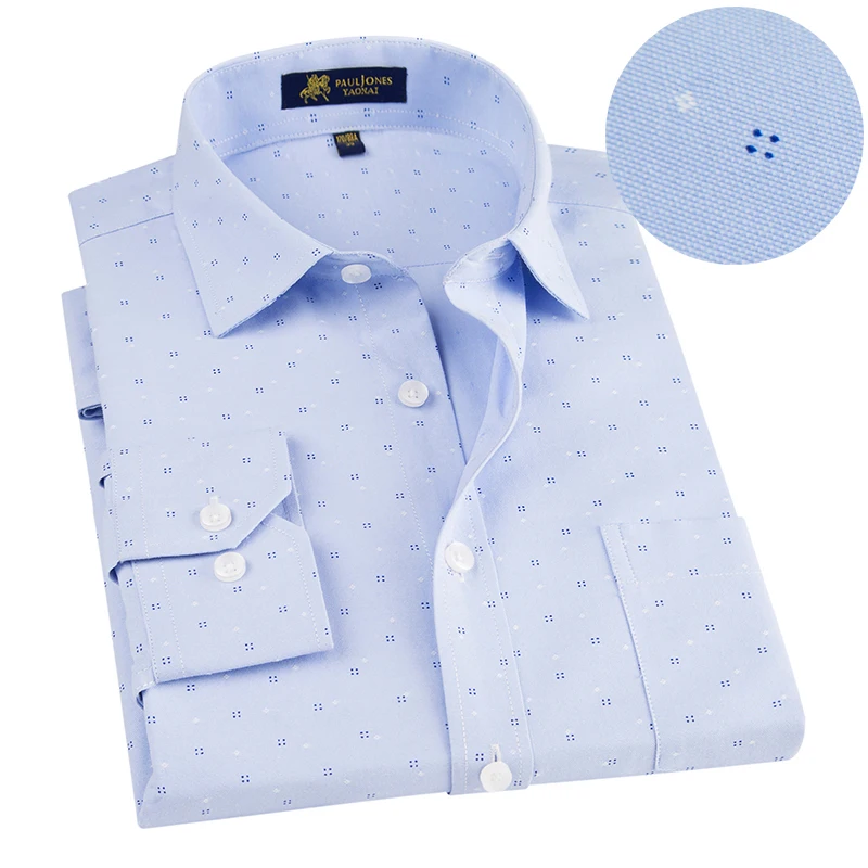 Рубашка мужская деловая из ткани Оксфорд повседневная не требует глажки