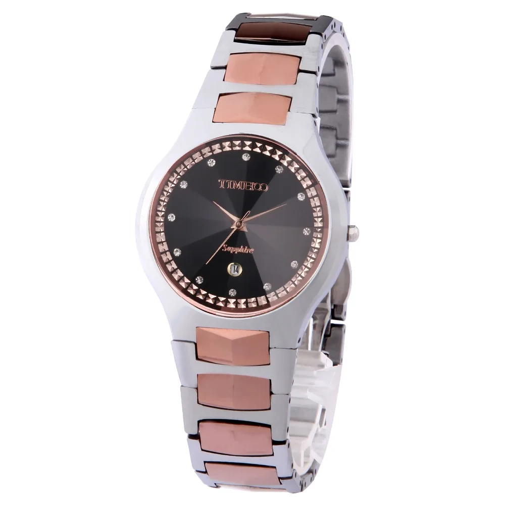 Новые модные Time100 мужские часы ремешок из вольфрамовой стали сапфирмое стекло